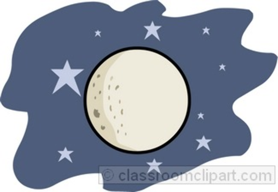 space clipart moon
