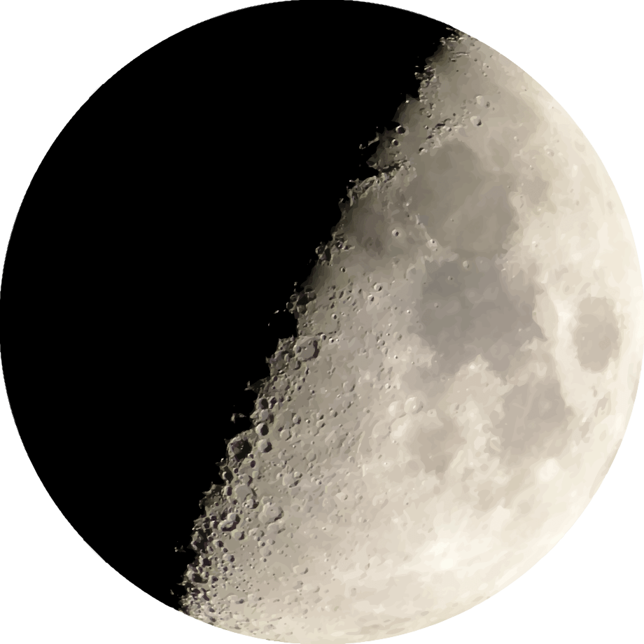 Download High Quality Moon Transparent Half Transparent Png Images