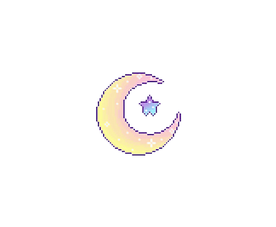 moon transparent pixel