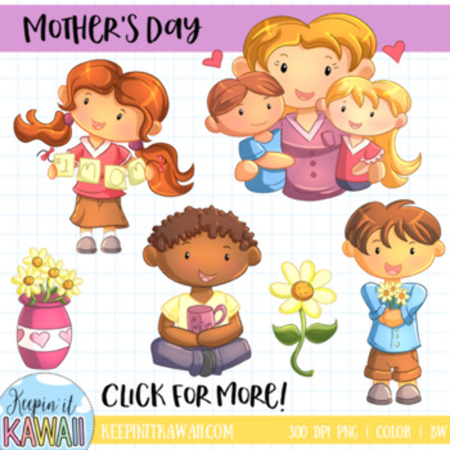 mother's day clipart celebration