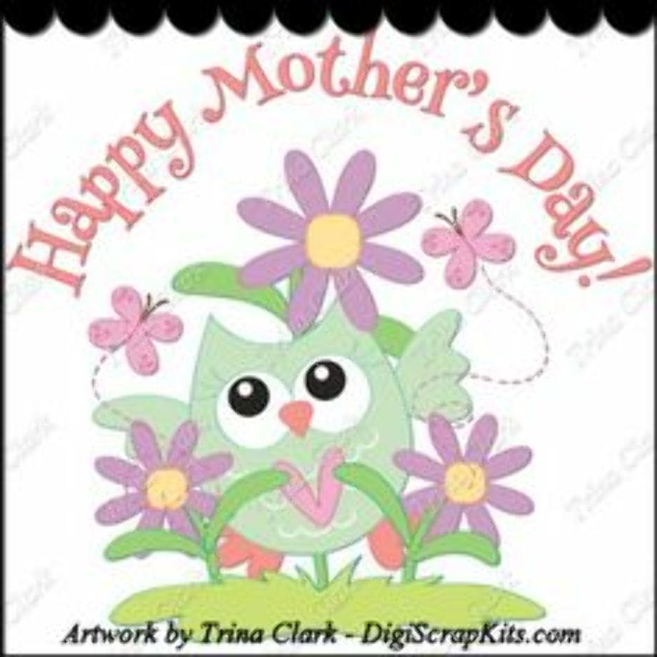 mothers day clipart owl