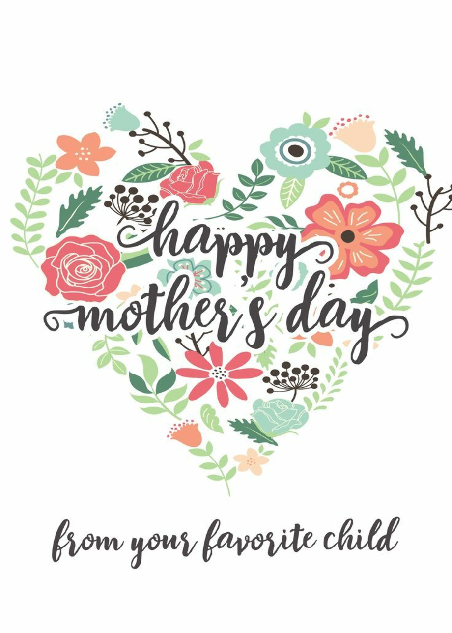 mother's day clipart quote
