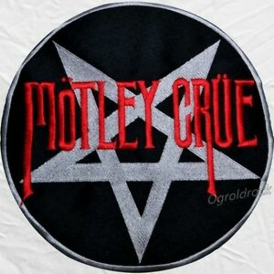 motley crue logo patch