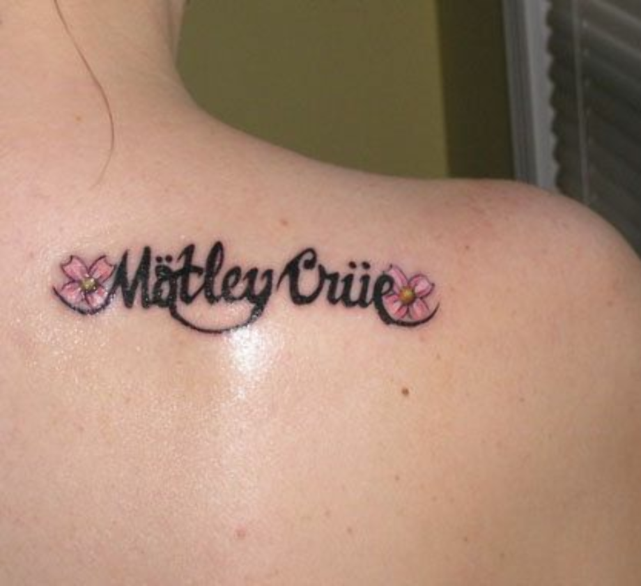 motley crue logo tattoo