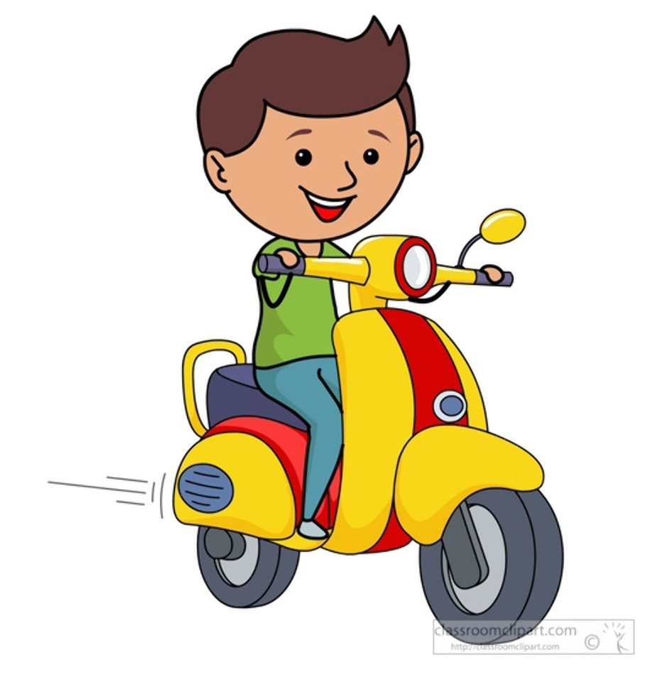 motorcycle clipart rider