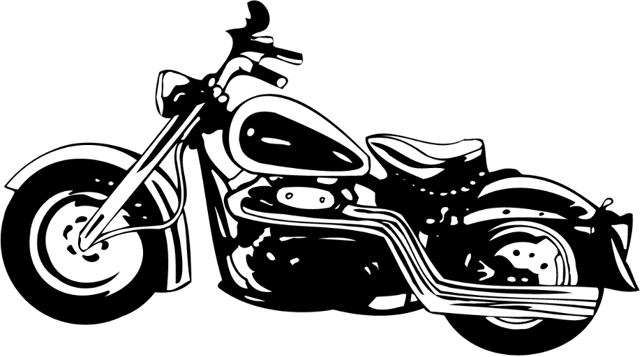 motorcycle clipart black