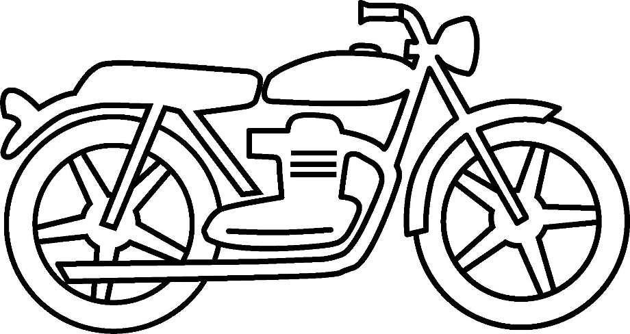 motorcycle clipart white