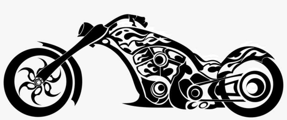 motorcycle clipart transparent background