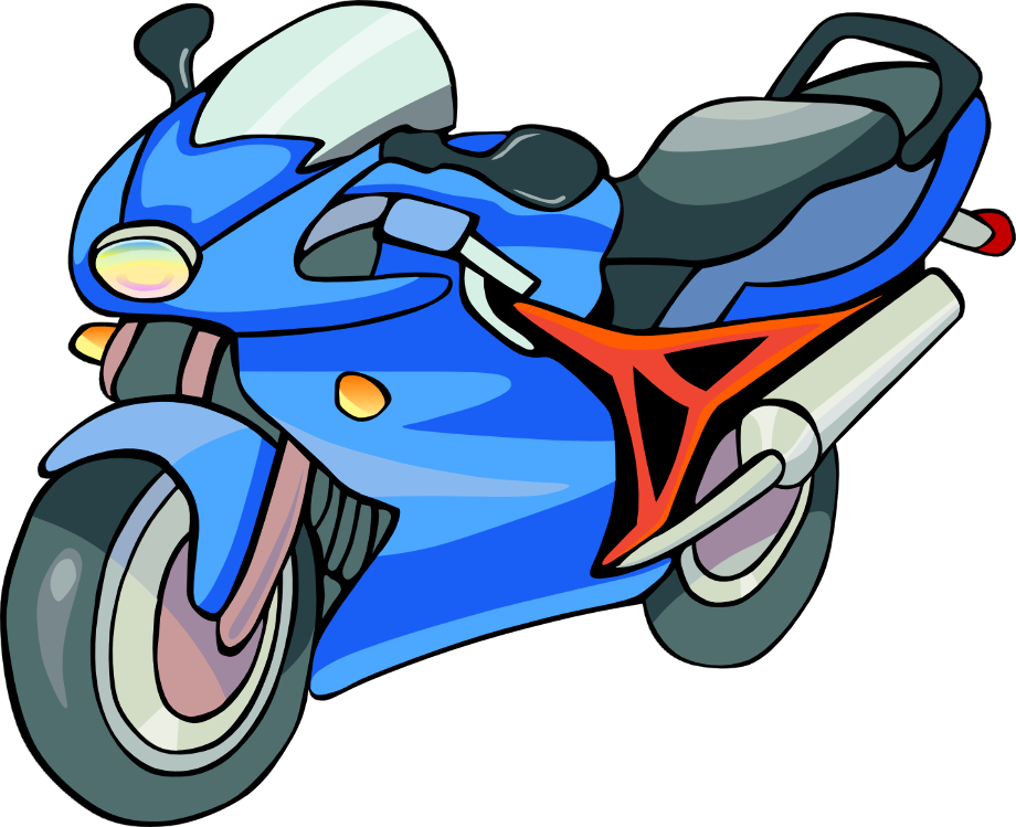 motorcycle clipart kid