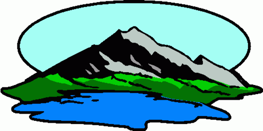 mountain clipart river