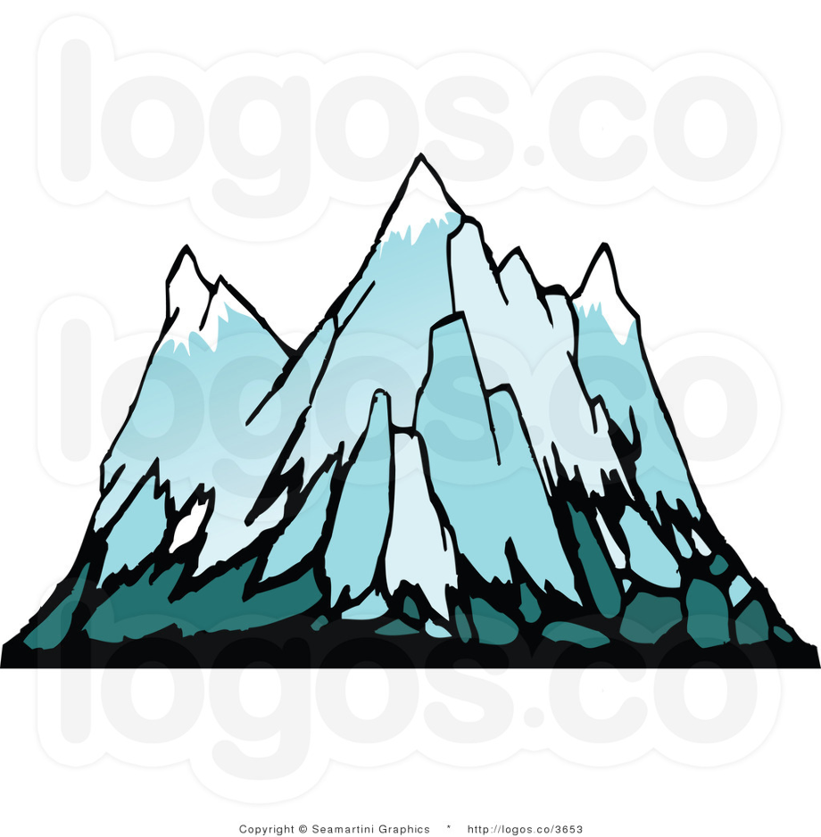 ice clipart mountain