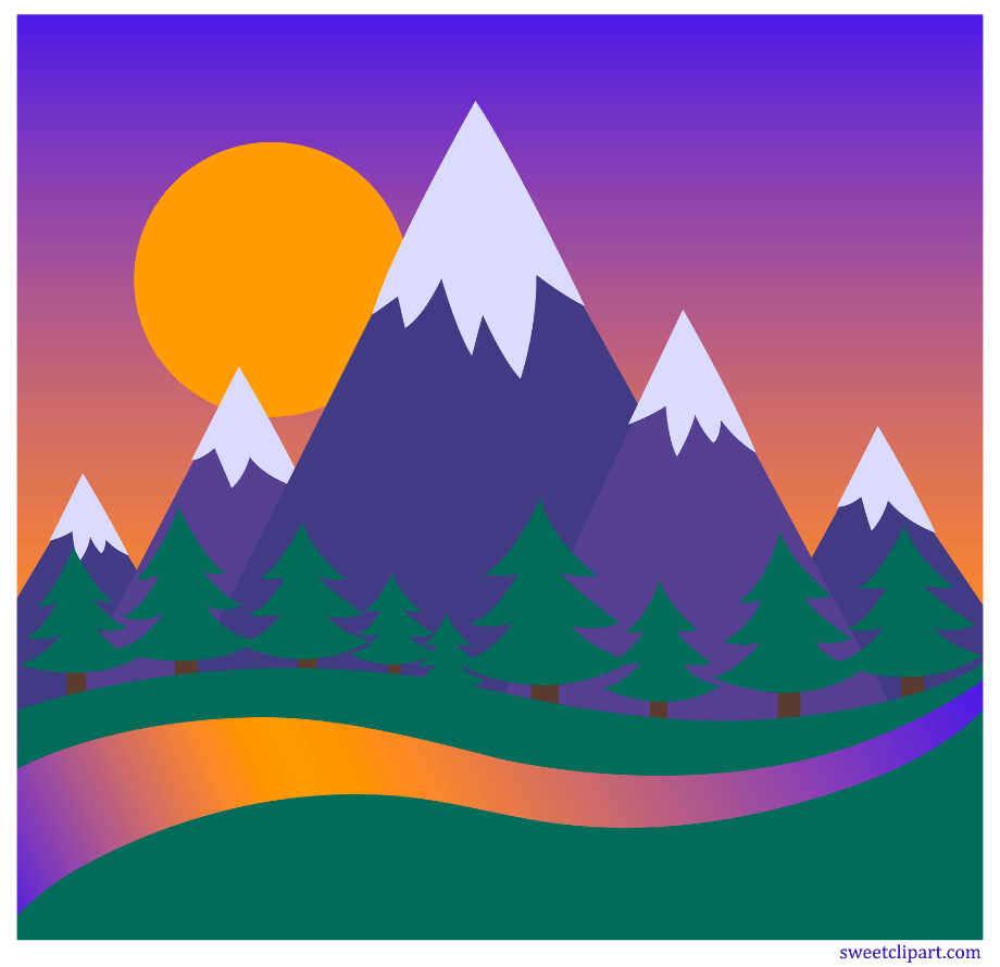 Download High Quality mountains clipart Transparent PNG