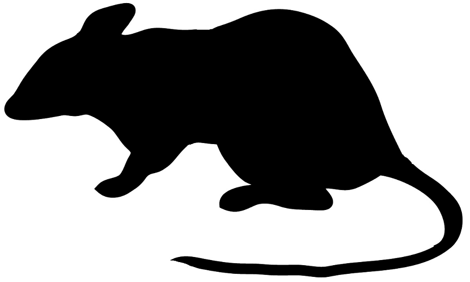 mouse clip art silhouette