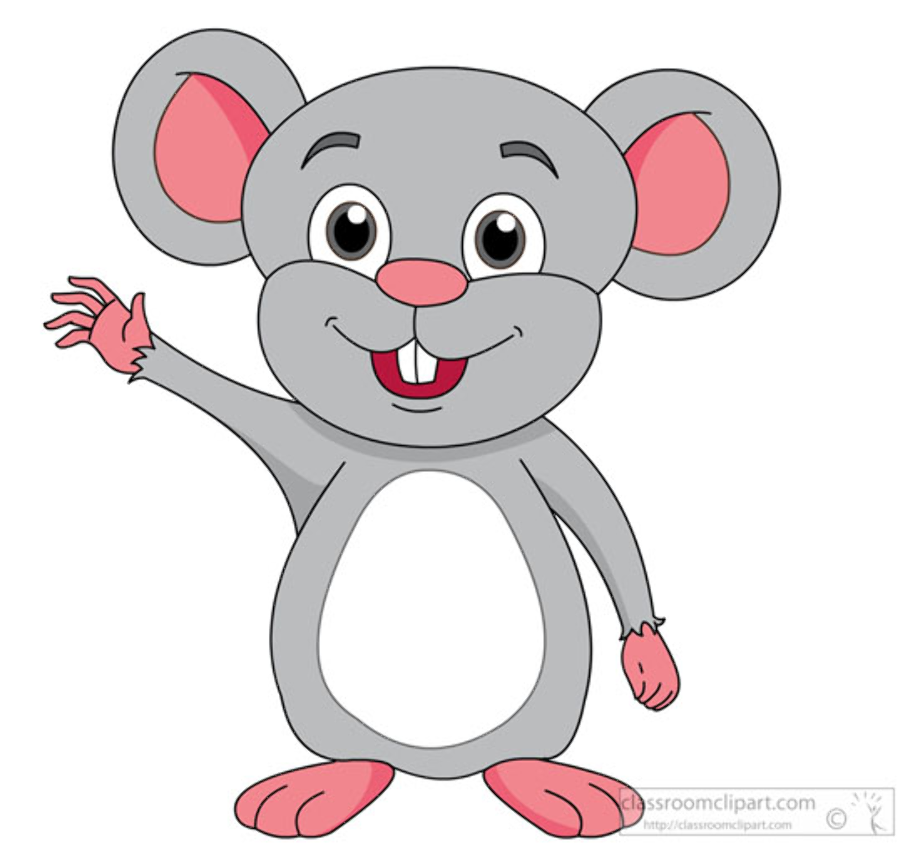 mouse clipart standing