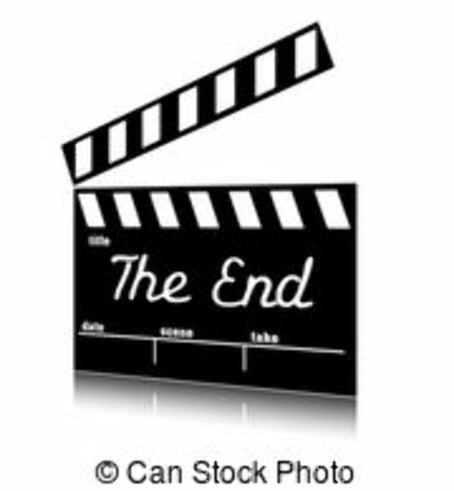 movie clipart the end