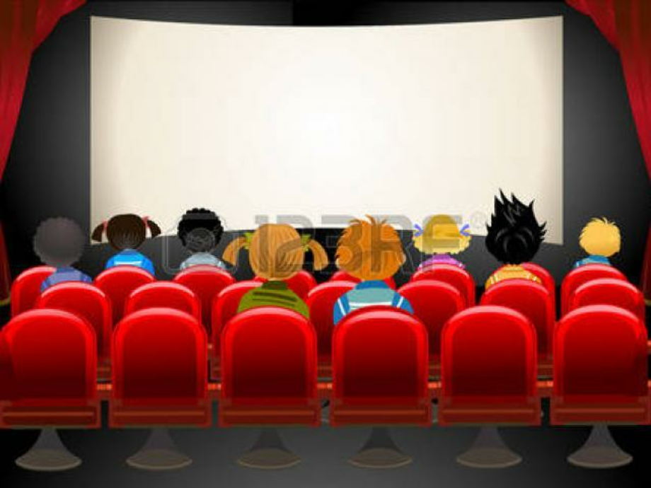 movie theater clipart audience