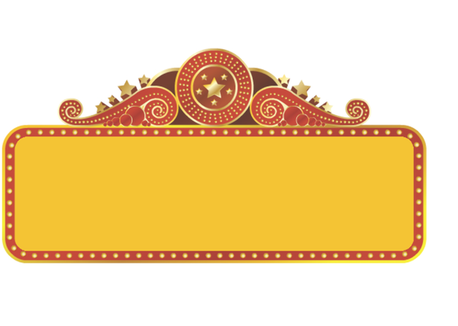 movie theater clipart marquee