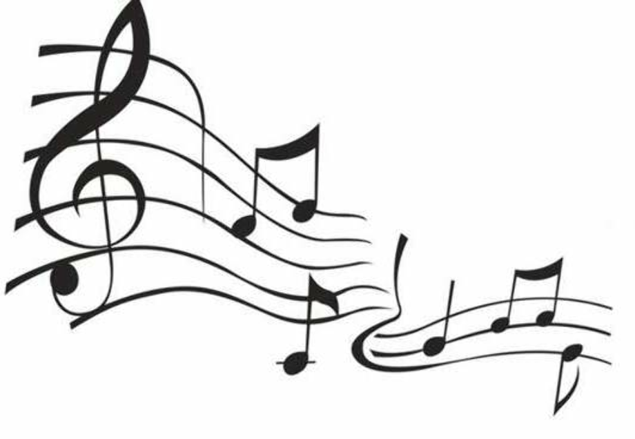 music clipart black