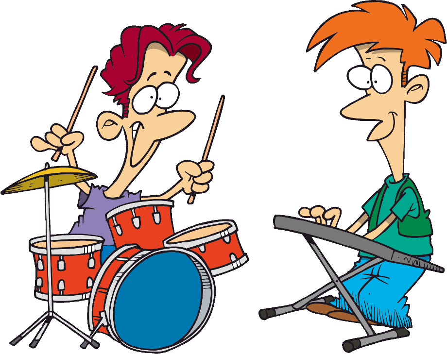 band clipart rock