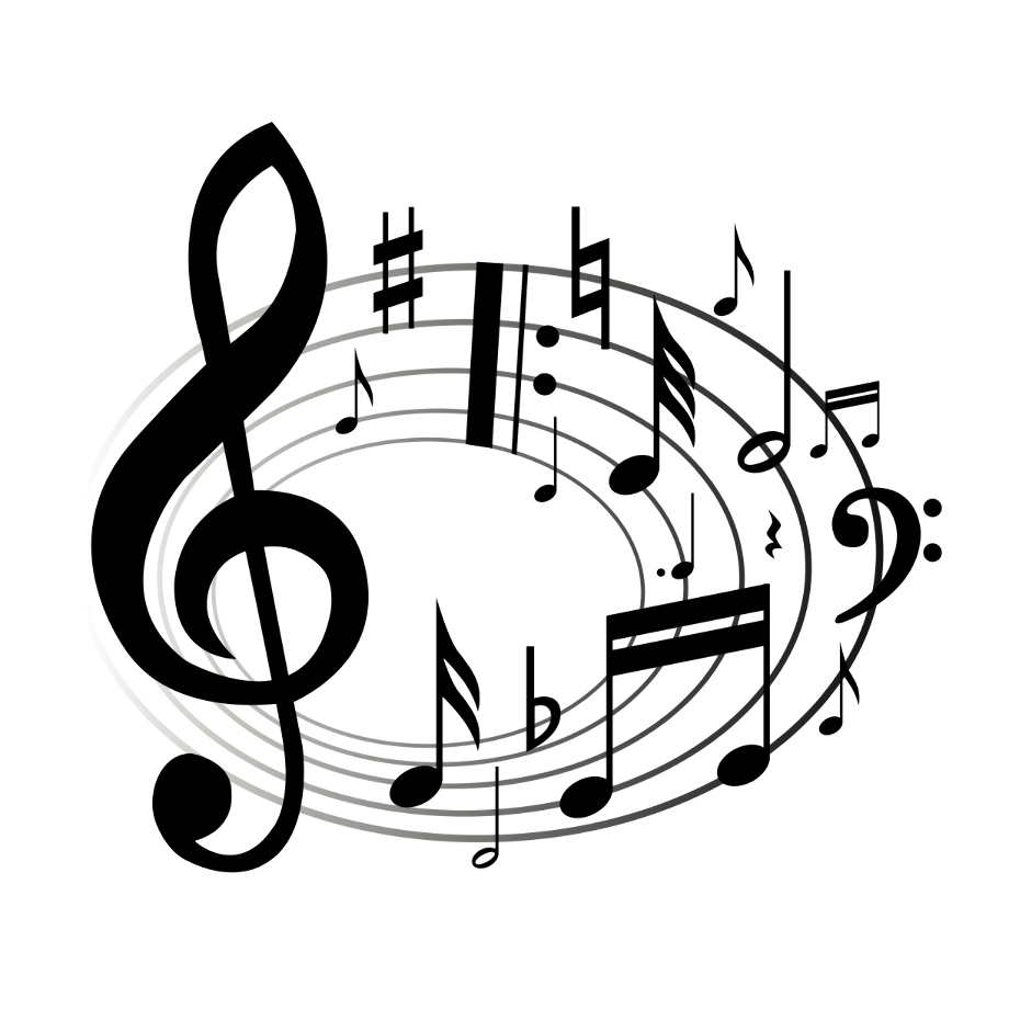 musical notes clipart song