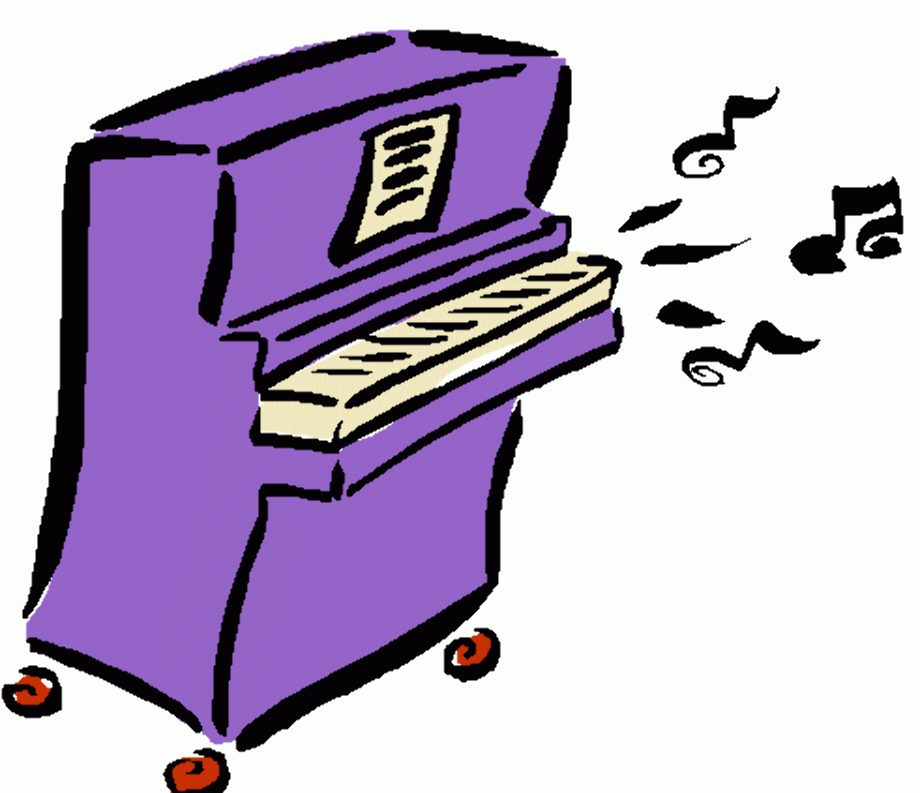 music clipart piano