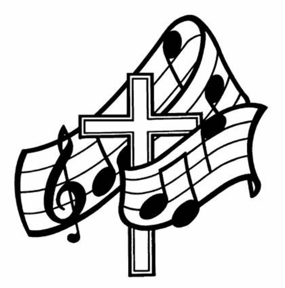 music note clipart cross