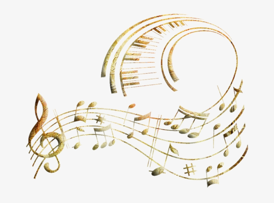 Download High Quality music note clipart gold Transparent PNG Images ...