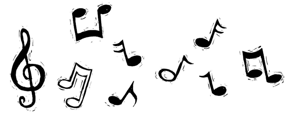 musical notes clipart small