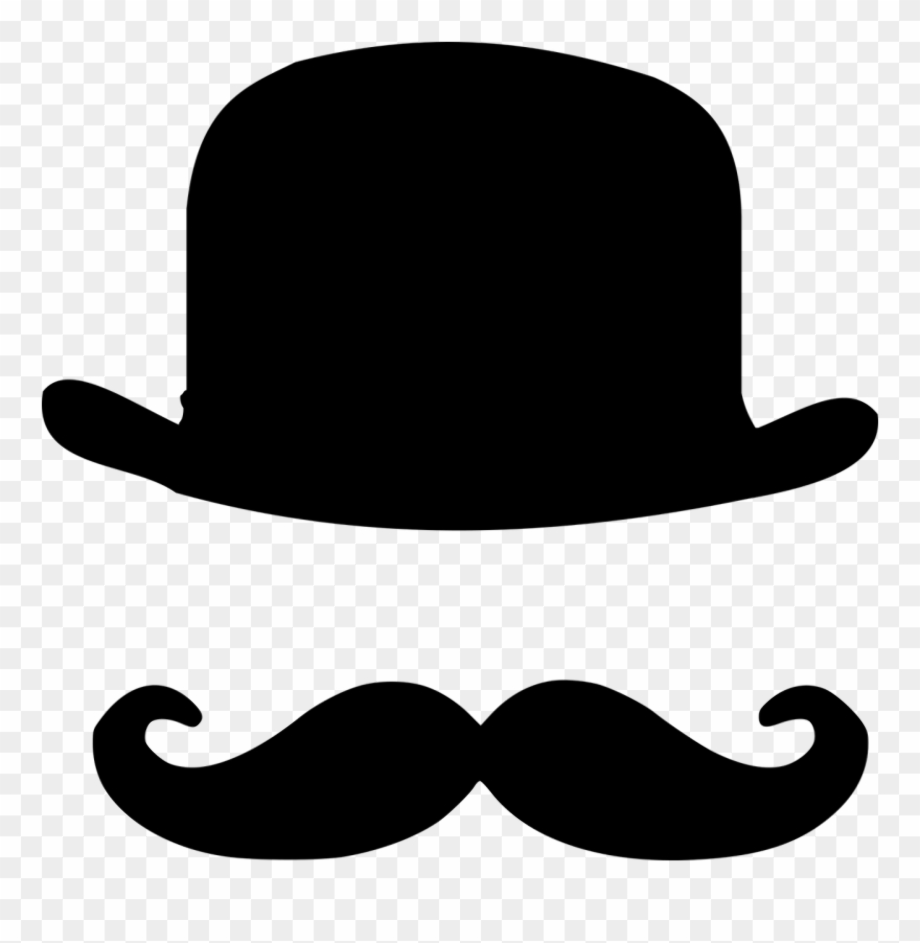mustache clip art hat