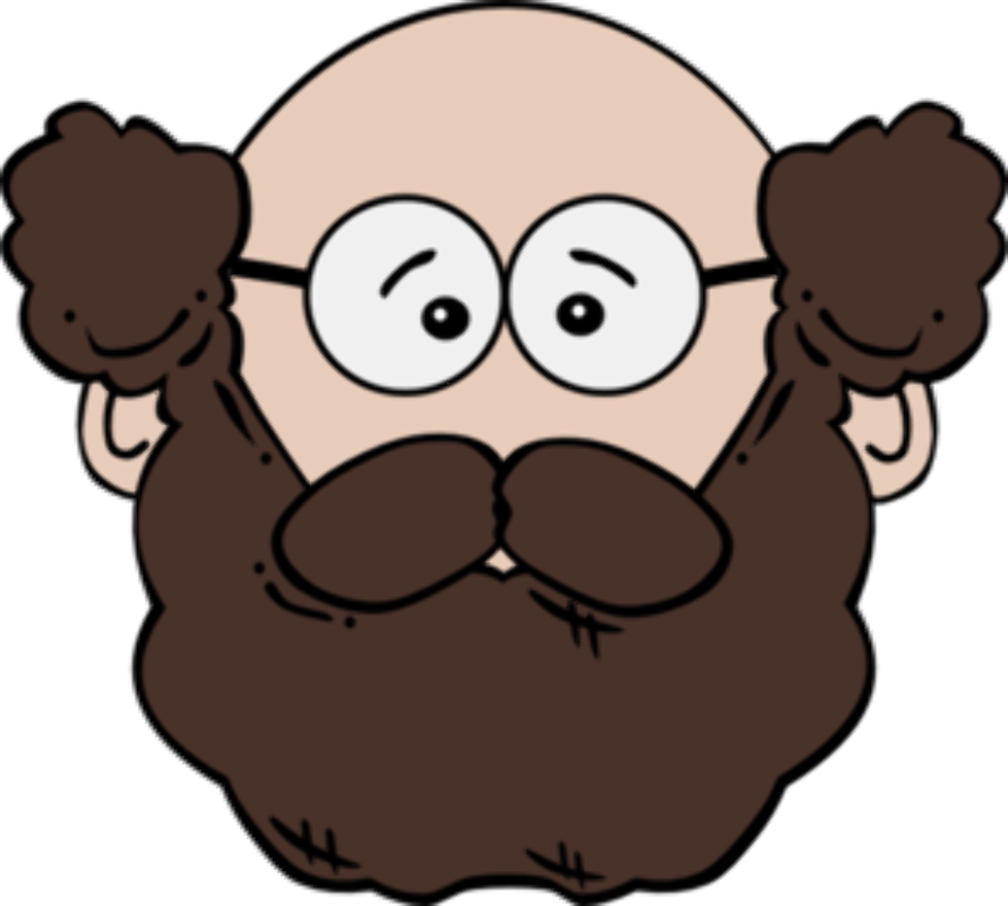 beard clipart cartoon