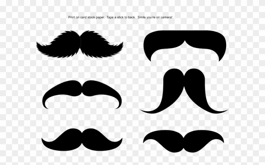 mustache clipart photo booth