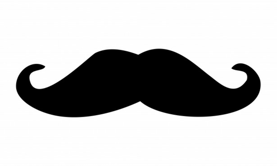 mustache clipart silhouette