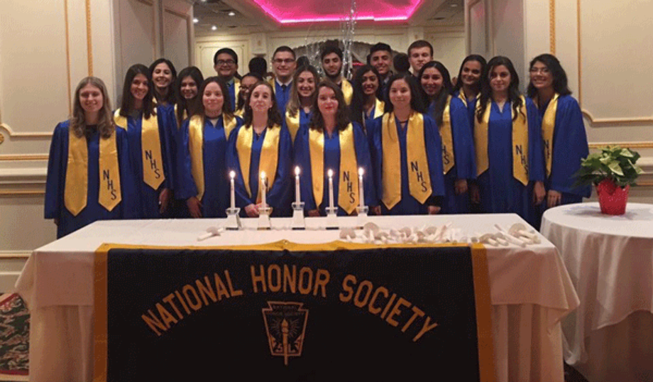 national honor society logo induction ceremony