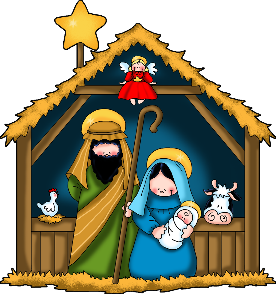 Christmas Clip Art Nativity - Clipart Best 7B7