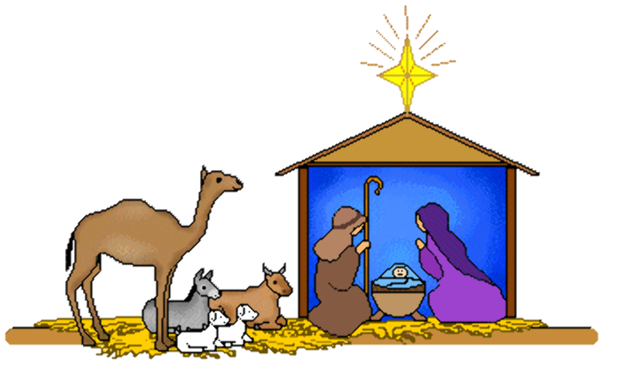 nativity clipart animals