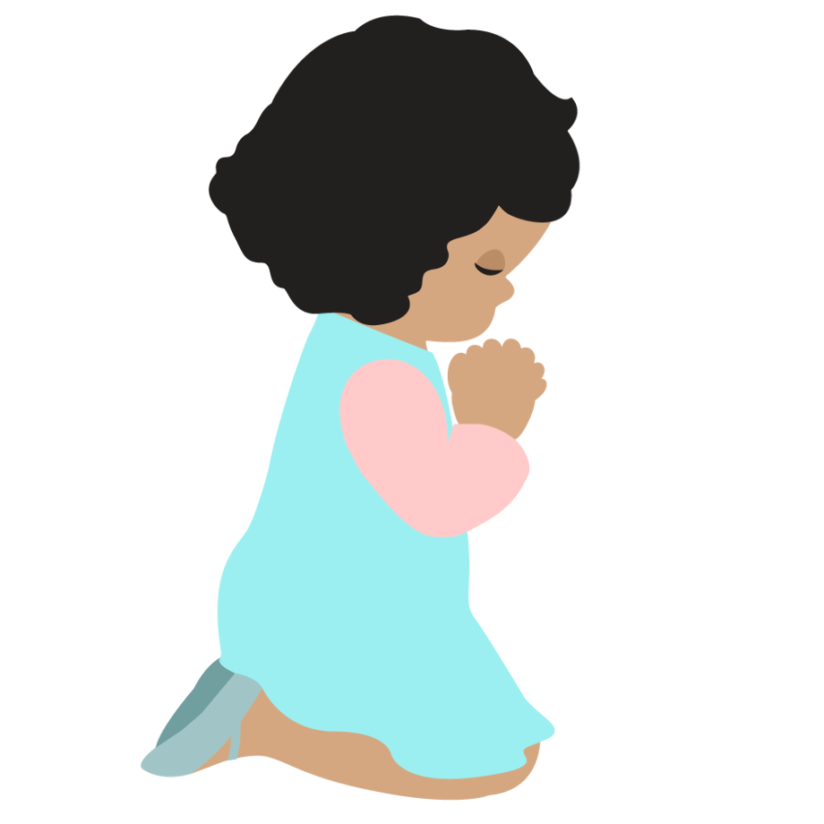 People clipart praying