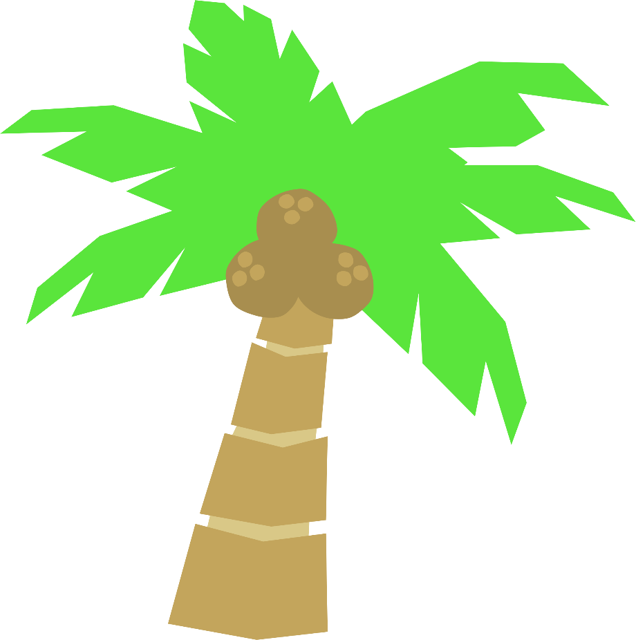 palm tree clipart cartoon