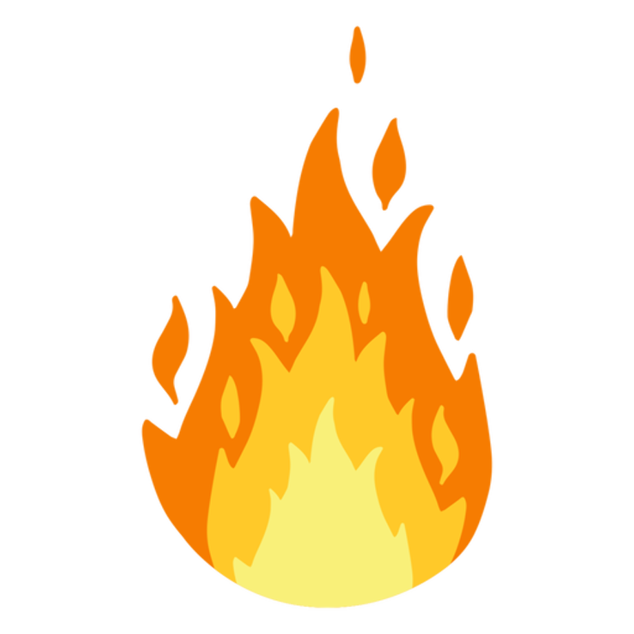 flame clipart transparent background