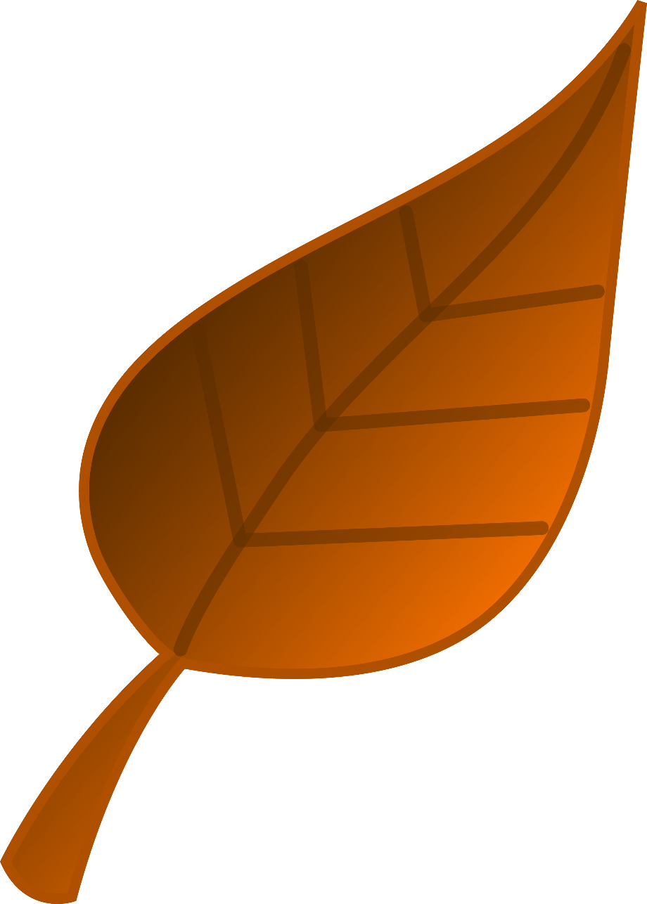 fall leaf clipart brown