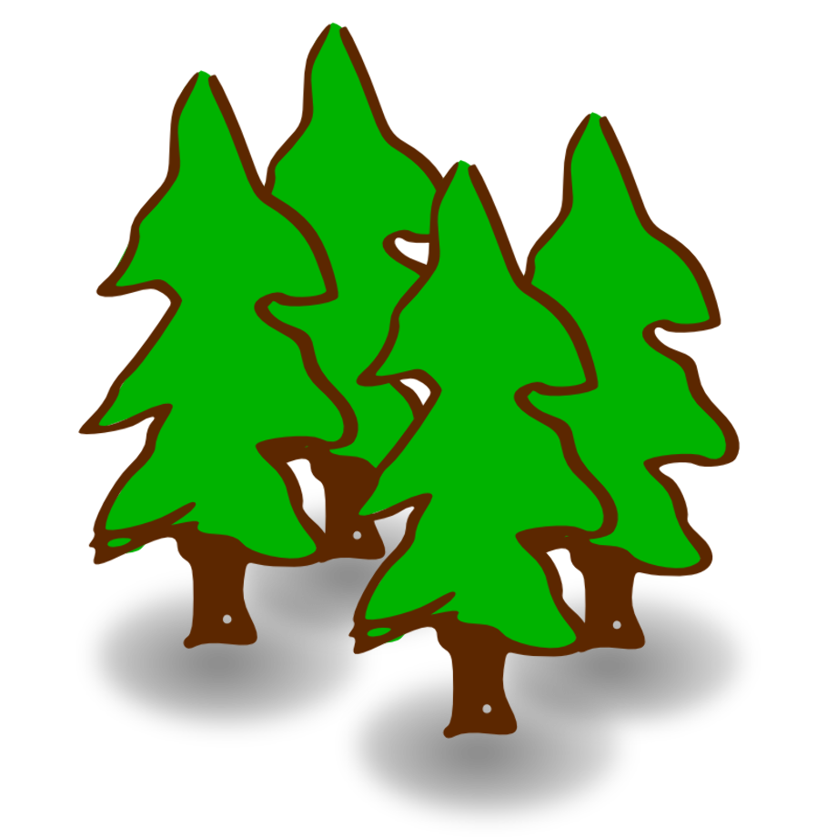 forest clipart simple
