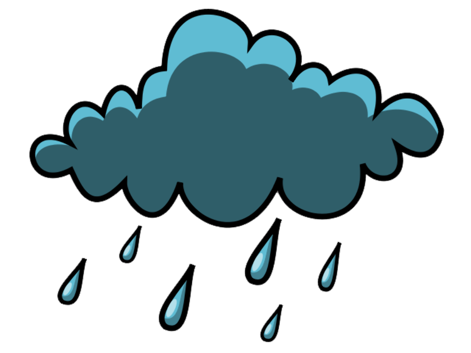 rain clipart vector