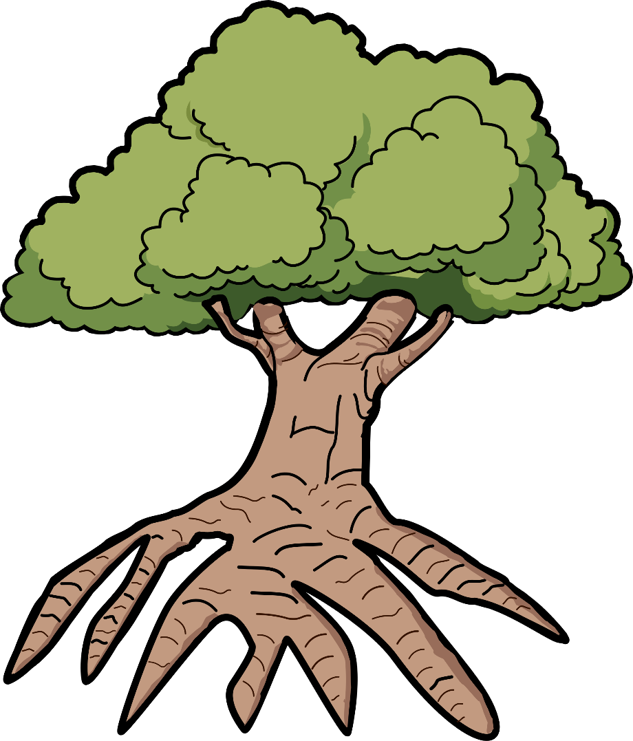 Tree clipart roots