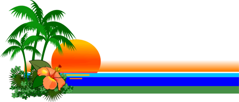 Nature clipart sunset