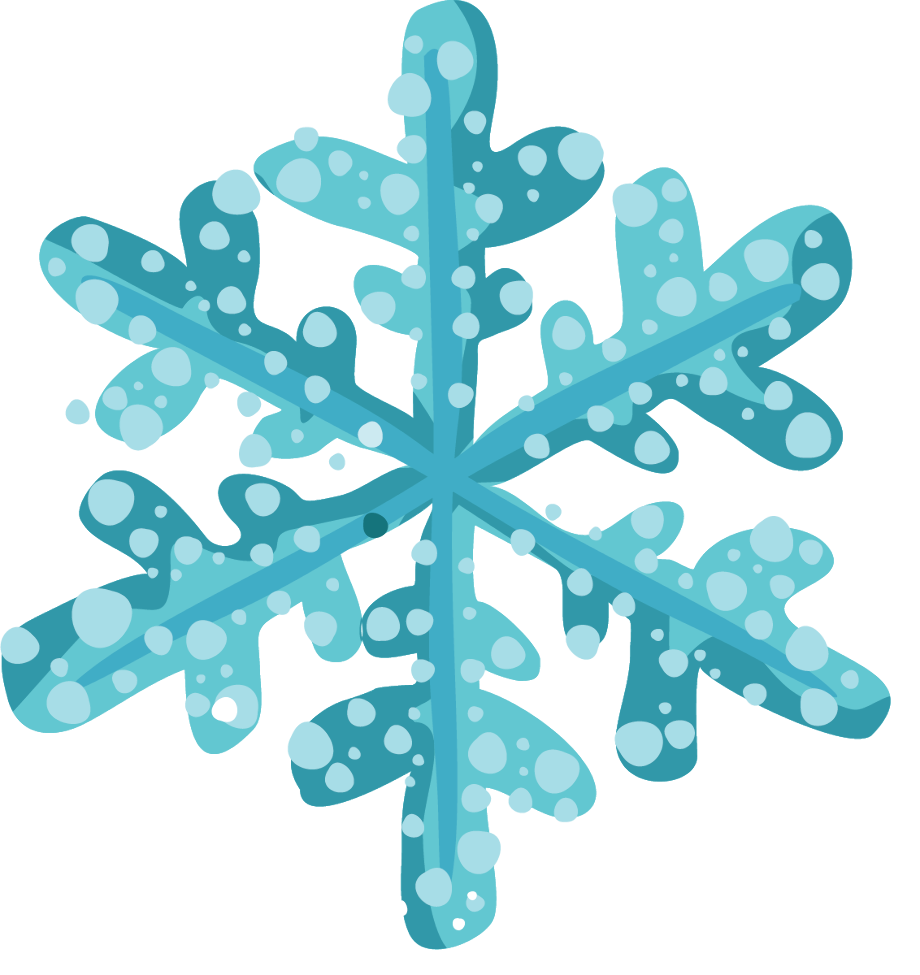 snowflake clipart christmas