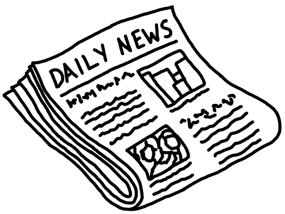 newspaper clipart front page