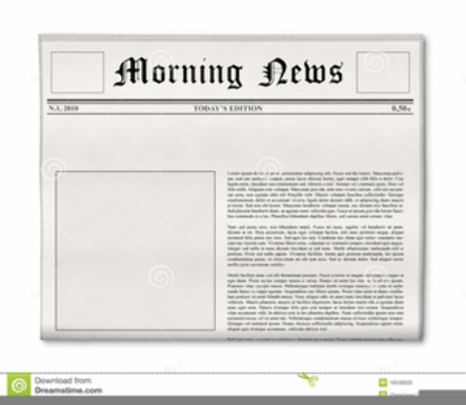 Download High Quality newspaper clipart headline Transparent PNG Images ...