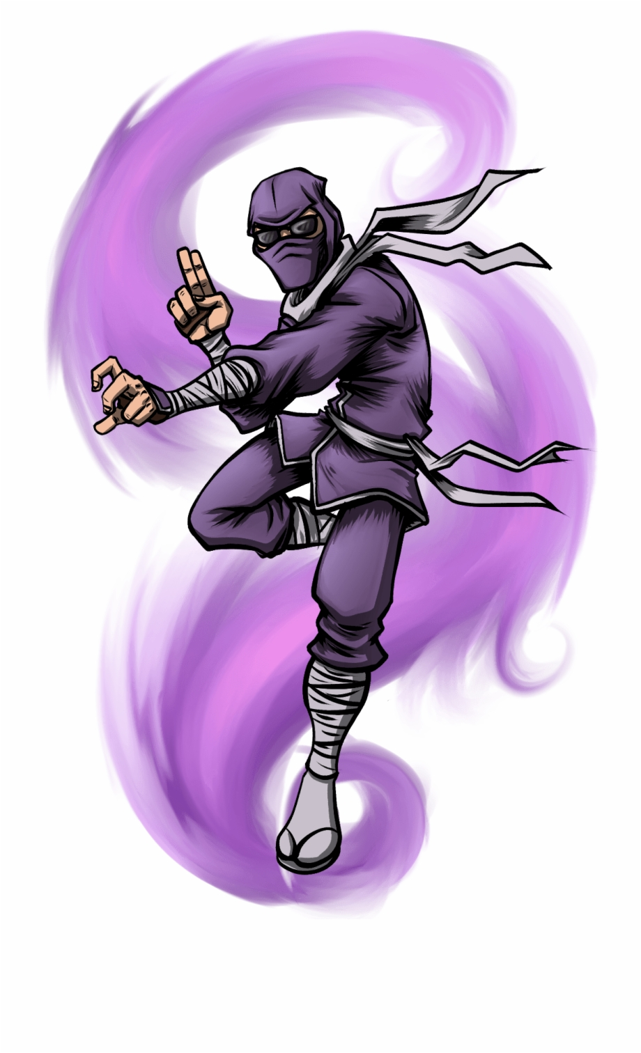 Download High Quality ninja clipart purple Transparent PNG Images - Art