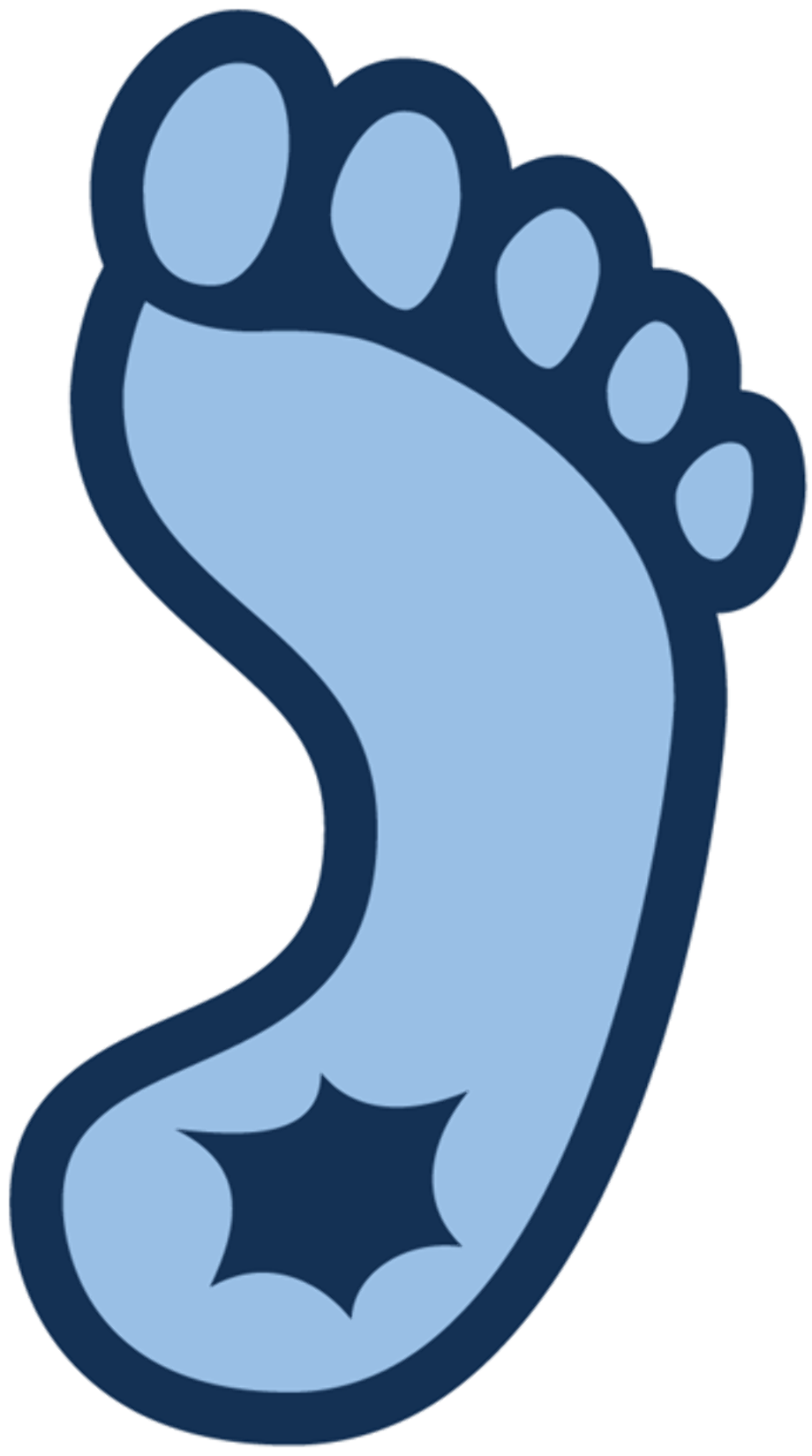 north carolina logo foot