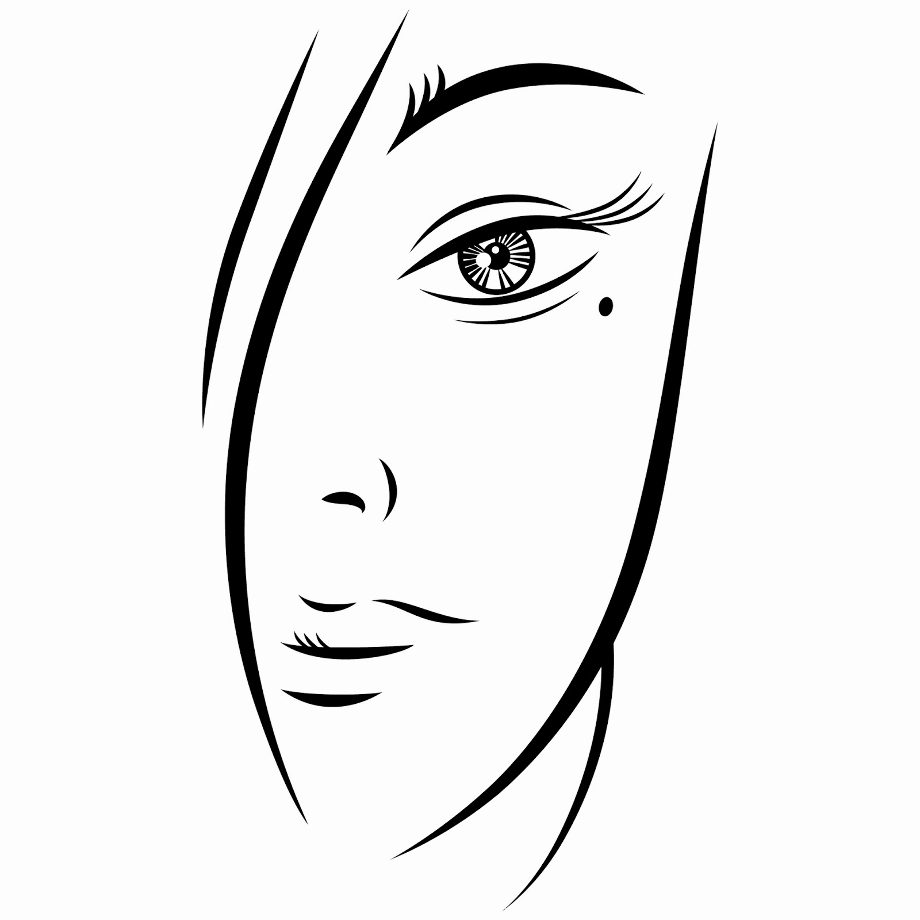 nose clipart woman