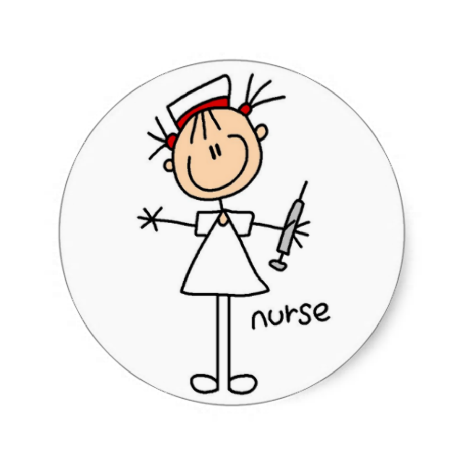 Nurse clipart stick figure.